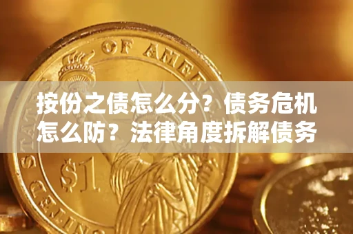 济南按份之债怎么分？债务危机怎么防？法律角度拆解债务分配与风险自保指南