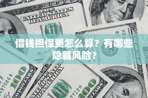 济南借钱担保费怎么算？有哪些隐藏风险？