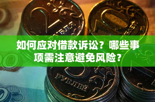 济南如何应对借款诉讼？哪些事项需注意避免风险？