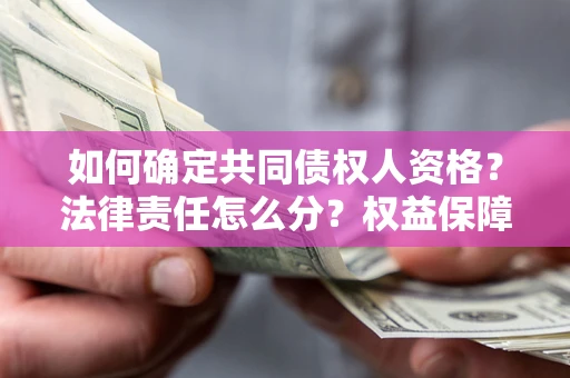 济南如何确定共同债权人资格？法律责任怎么分？权益保障技巧揭秘！