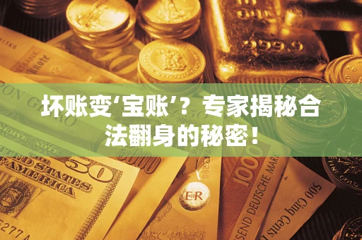 济南坏账变‘宝账’？专家揭秘合法翻身的秘密！