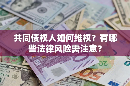 济南共同债权人如何维权？有哪些法律风险需注意？