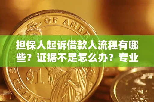 济南担保人起诉借款人流程有哪些？证据不足怎么办？专业律师解答
