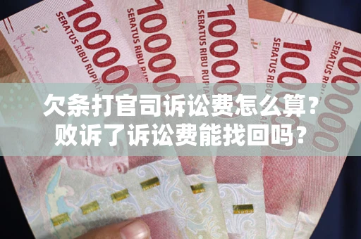 济南欠条打官司诉讼费怎么算？败诉了诉讼费能找回吗？