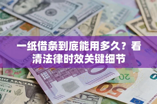 济南一纸借条到底能用多久？看清法律时效关键细节