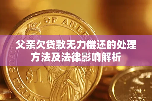 济南父亲欠贷款无力偿还的处理方法及法律影响解析