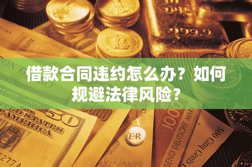济南借款合同违约怎么办？如何规避法律风险？